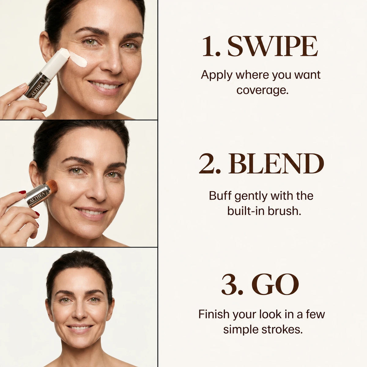 Swipe, blend, go: how to apply Althea