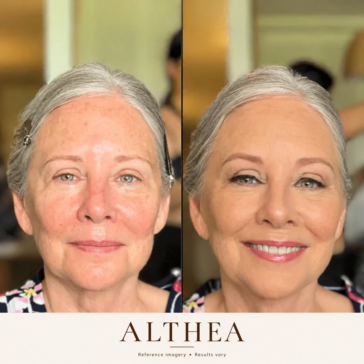 Before and after Althea, reference imagery