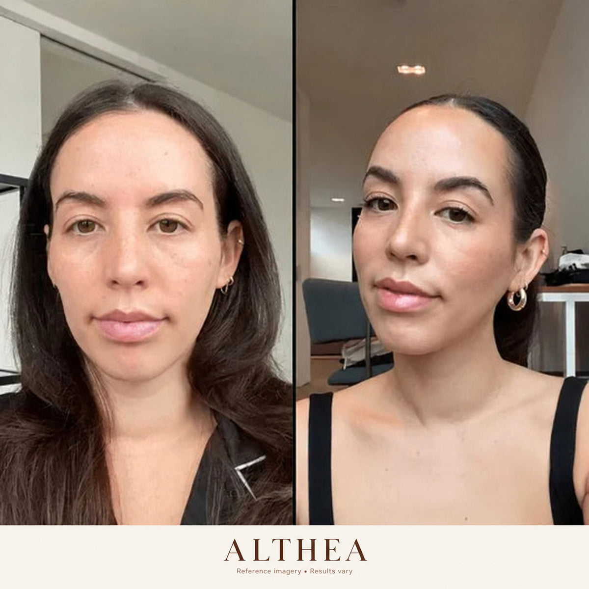 Before and after Althea, reference imagery