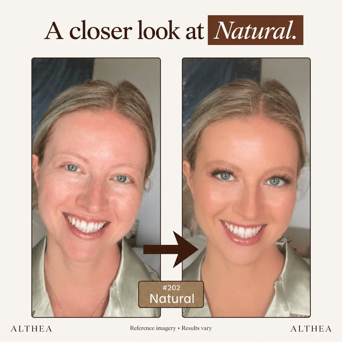 A closer look at shade Natural