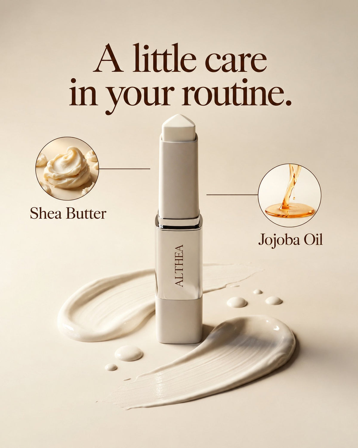 Althea stick with shea butter and jojoba oil